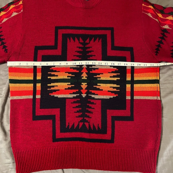 Pendleton High Grade Western Wear Wool Sweater. Vintage & great condition. Large - Picture 2 of 6